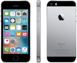 De iPhone SE in het zwart. iPhone SE zwart