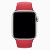 Bracelet sport rouge Apple Watch 44 mm