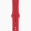 Bracelet sport rouge Apple Watch 44 mm