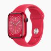 Apple Watch Series 8 reconditionnée 41 mm aluminium rouge Wi‑Fi avec bracelet sport rouge