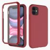 iPhone 11 verre trempé & coque rouge