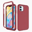 iPhone 12 Mini verre trempé & coque rouge