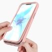iPhone 12 verre trempé & coque rose