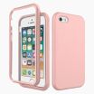 iPhone SE 2016 verre trempé & coque rose
