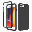iPhone 7+/8+ verre trempé & coque noir