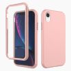iPhone XR verre trempé & coque rose