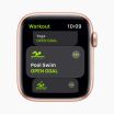 Refurbished Apple Watch SE 2020 40 mm aluminium goud wifi met antique wit sportbandje
