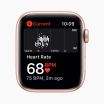 Refurbished Apple Watch SE 2020 40 mm aluminium goud wifi met antique wit sportbandje
