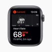 Refurbished Apple Watch SE 2020 40 mm aluminium zwart wifi met zwart sportbandje           