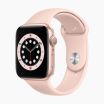 Apple Watch Series 6 40mm aluminium zwart wifi met zwart sportbandje