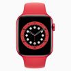 Refurbished Apple Watch Series 6 40 mm aluminium rood wifi met rood sportbandje