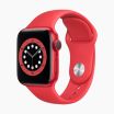 Refurbished Apple Watch Series 6 40 mm aluminium rood wifi met rood sportbandje