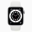 Apple Watch Series 6 40 mm aluminium argent wifi reconditionné avec bracelet sport blanc   