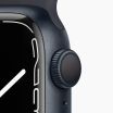 Apple Watch Series 7 41mm rvs zwart 4G met zwart sportbandje