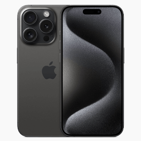 iPhone 15 Pro 128 Go Titane Noir (eSIM)