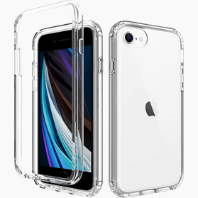 iPhone 7-8-SE2020 screenprotector & hoes transparant