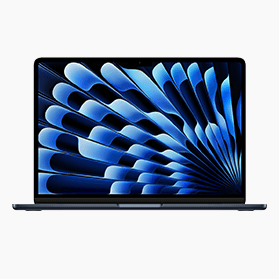 MacBook Air 13 Inch 4.05 GHZ M3 10 Core 8GB RAM 256GB Middernacht (2024)
