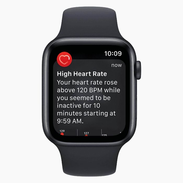 Apple Watch SE 2022 40 mm aluminium noir 4G avec bracelet sport noir             