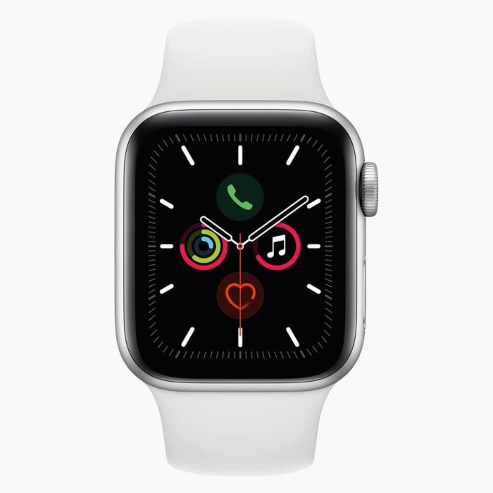 Bracelet sport blanc Apple Watch 40mm
