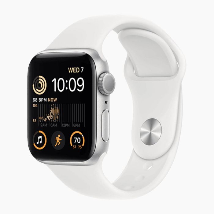 Bracelet sport blanc Apple Watch 40mm