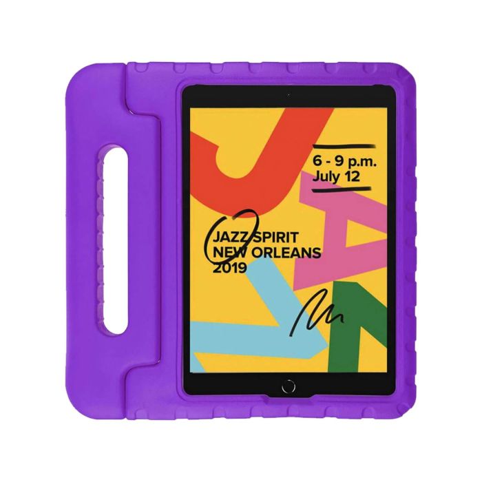 iPad Kinder Tablethoes Paars voor iPad 2019/2020/Air 3 (10.2 & 10.5 inch)                            