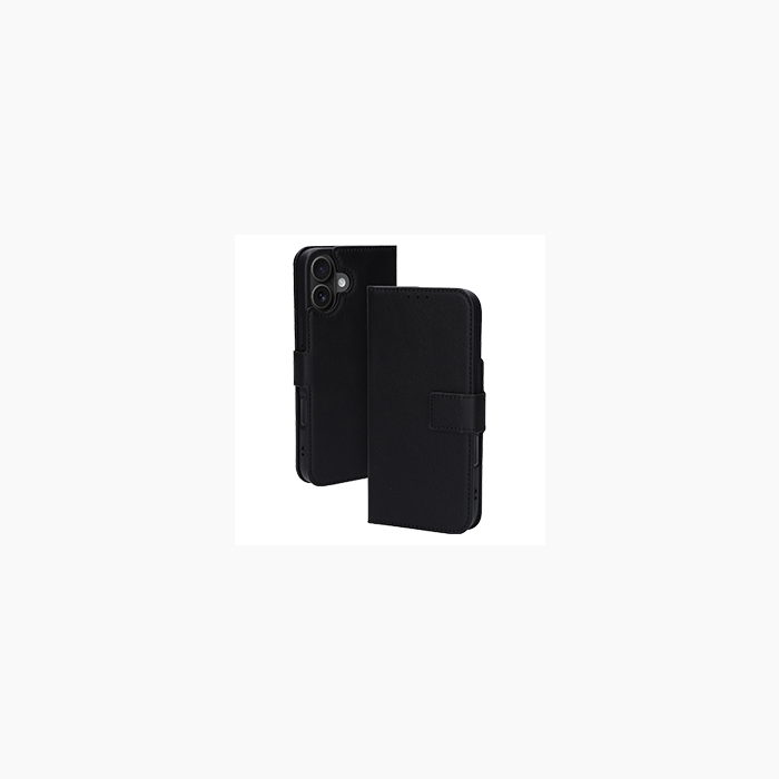 Zwarte Bookcase voor iPhone 13/14/15