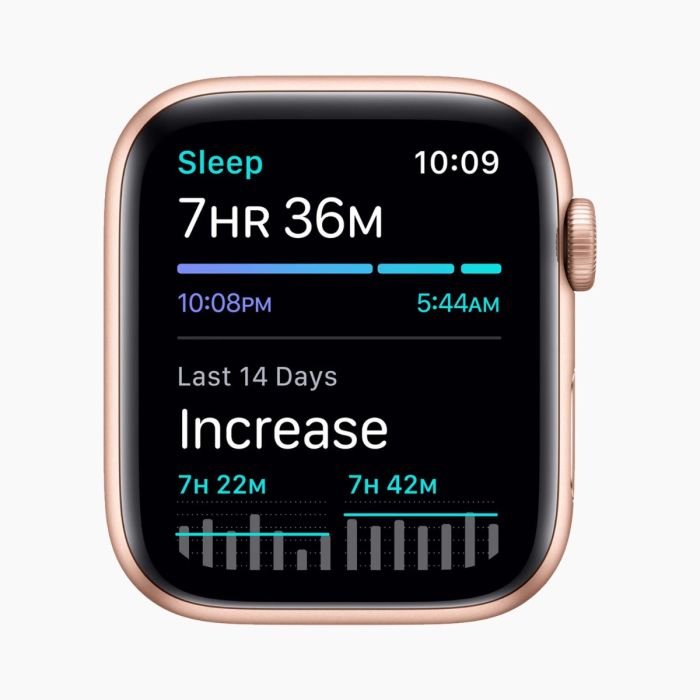 Refurbished Apple Watch SE 2020 40 mm aluminium goud wifi met antique wit sportbandje