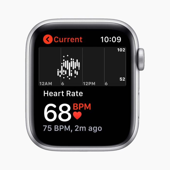 Apple Watch Series 6 40 mm aluminium argent wifi reconditionné avec bracelet sport blanc   