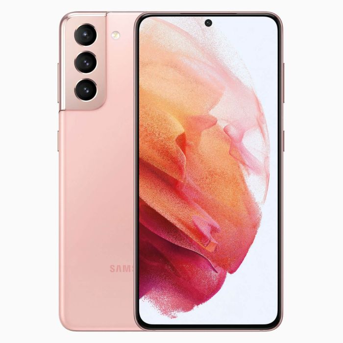 reconditionné-samsung-galaxy-s21-rose-avant-arrière