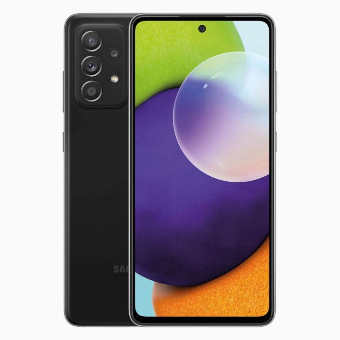 reconditionné-samsung-galaxy-a52-noir-avant-arrière-miniature