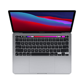 Macbook Pro 13 Inch 2.1GHZ M1 256GB 16GB RAM Zilver (2020)