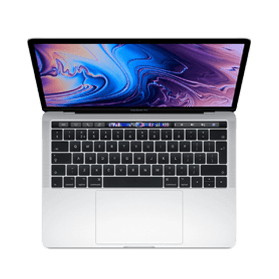 MacBook Pro 13 Inch 1.4GHZ i5 256GB 8GB RAM Zilver (2019)