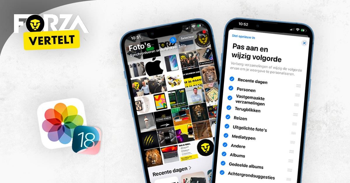 Foto's-app aanpassen 