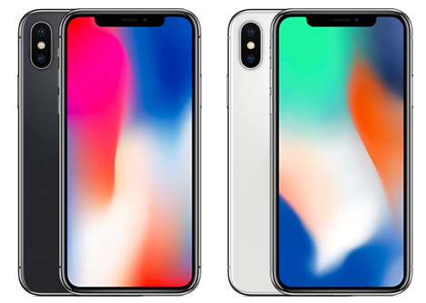 iphone x in de kleuren space grey en silver